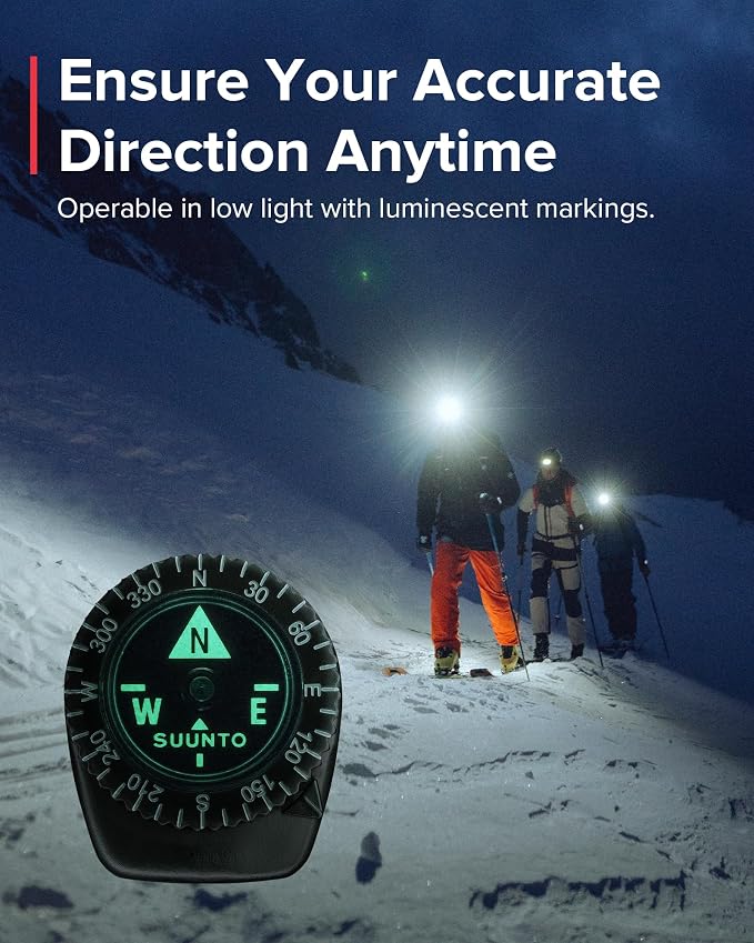 SUUNTO Multifunctional Compass, Northern Hemisphere, Compact Waterproof - Image 5