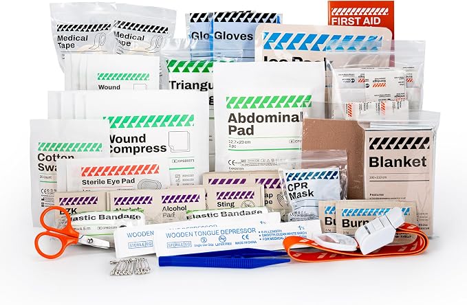 RHINO RESCUE 220 Pieces First Aid Kit Refill Bag, Emergency Extra Replacement by RHINORESCUE