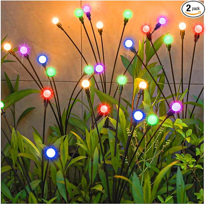 TONULAX Solar Garden Lights, Starburst Swaying Light by TONULAX