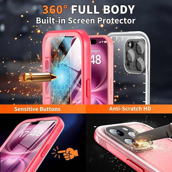 Cozycase for iPhone 16 Pro Max Case Waterproof - Image 5