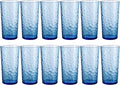 24-ounce Plastic Tumblers, Acrylic Drinking Glasses High-Balls, Reusable by ZAINCA