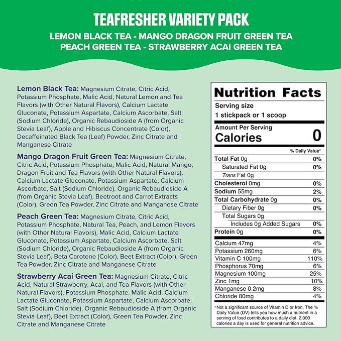 Ultima Replenisher Electrolyte Powder & Instant Tea Drink Mix – TeaFresher - Image 3