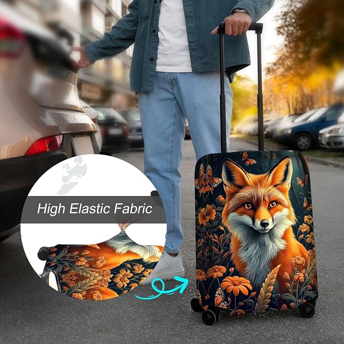 Luggage Cover Protector for 22-24 Inch Suitcases, TSA Approved Elastic Travel - Image 4