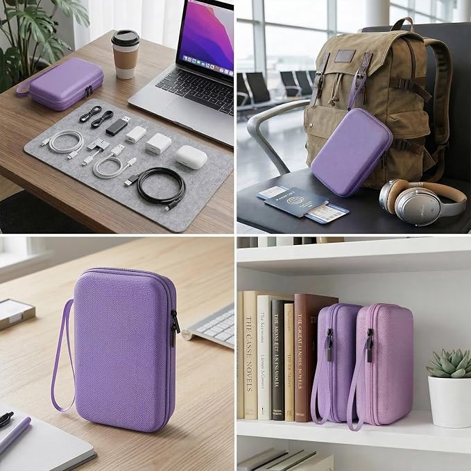Hard Travel Electronic Organizer Case - Image 6