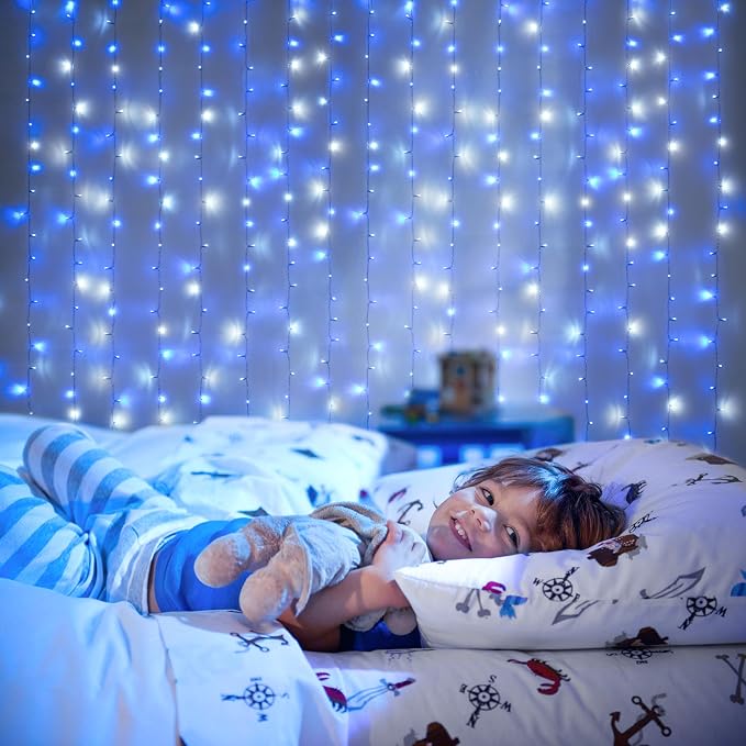 JMEXSUSS 300LED Christmas Curtain Lights Plug in - Image 7