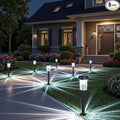 Outdoor Solar Lights for Yard 8 Pack, Solar Pathway Lights Waterproof 6000K by Unknown