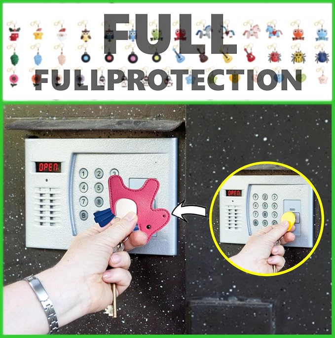 Leather Keychain Holder Case Compatible - Image 4