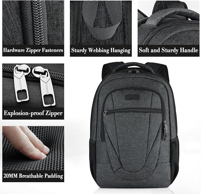 BIKROD Travel Laptop Backpack, 17 Inch Extra Large School Backpacks - Image 4