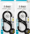 Nite Ize LSB3-01-R6 S-Biner SlideLock Dual Locking Carabiner, Size #3 by NiteIze