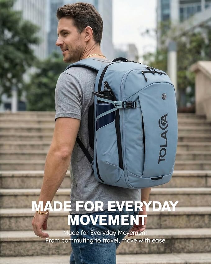 Tolaccea Travel Laptop Backpack 32L, TSA Friendly Flight Approved Computer Work - Image 9