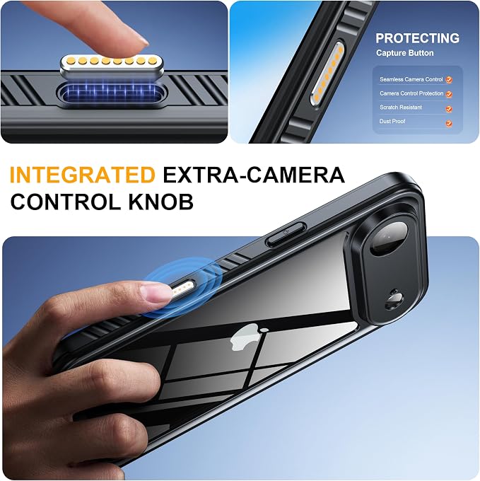 ANTSHARE for iPhone Air Case, IP68 Waterproof Shockproof Case, - 12 FT Military - Image 6
