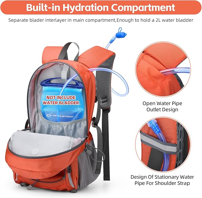 RealCool Hiking Backpack for Men Women, 20L Lightweight Waterproof Travel - Image 5