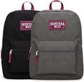 Montana West Backpack for Women Men 2 PCS Lightweight College Bookbags Casual by THEOFFICIALMONTANAWEST