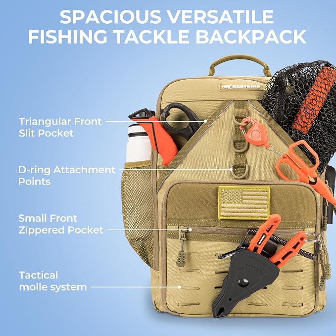 KastKing KarryAll Fishing Tackle Backpack - Image 4