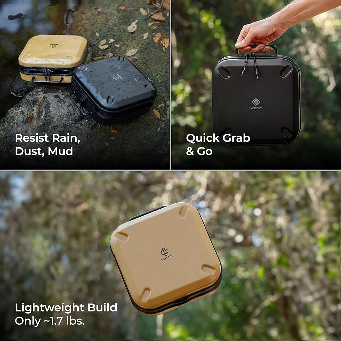 ELECOM NESTOUT Gear Storage Case, Lightweight Hard Shell, Water-Resistant - Image 3
