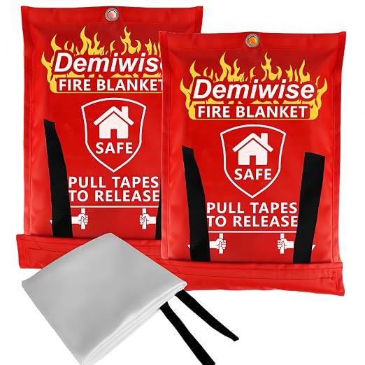 2-Pack Fire Blanket by Demiwise