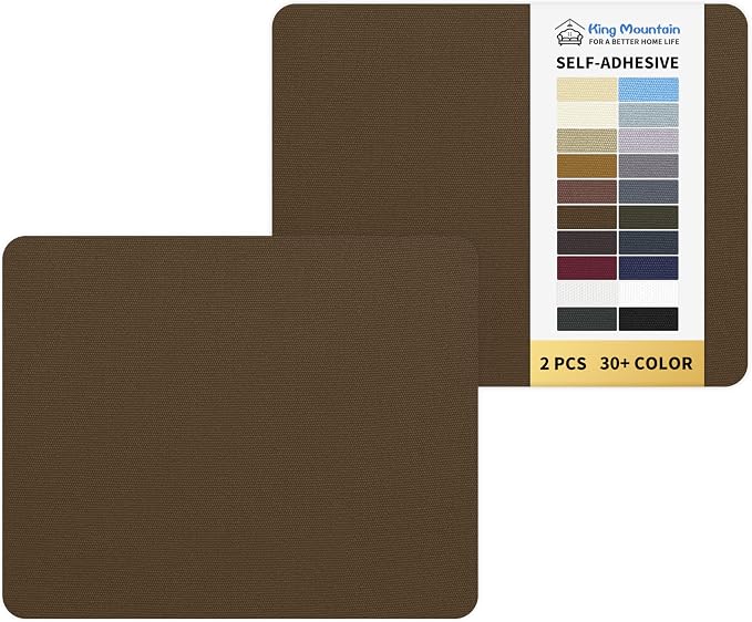 KING MOUNTAIN Canvas Repair Patch 9 x11 Inch 2 Pcs Self-Adhesive Waterproof by ForABetterHomeLife