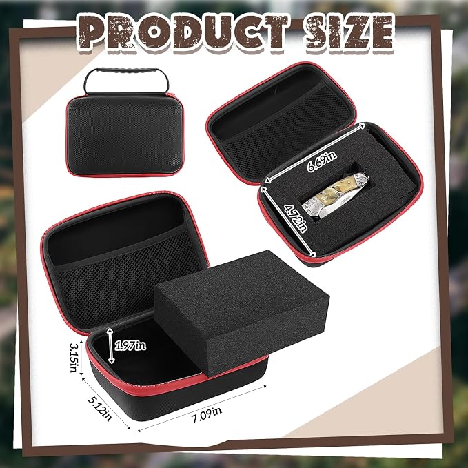 Relaxweex EVA Hard Case with Customizable Foam 7.1 x 4.7 x 3.1 Inch Protective - Image 2