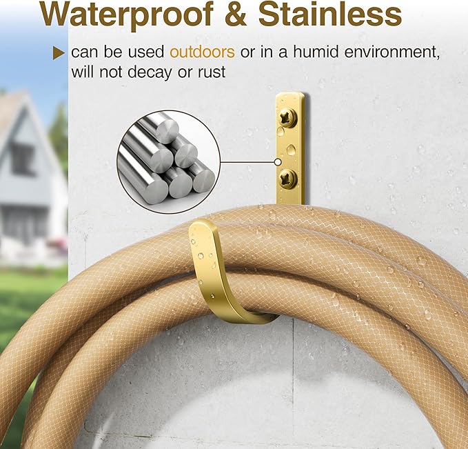 10 Pack Wall Hooks for Hanging Towel/Coat - 22LB Screw in Metal Hanger Wall - Image 4