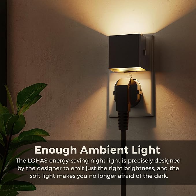 L LOHAS LED Night Light, Night Lights Plug into Wall, Dusk to Dawn Sensor - Image 4