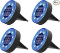 Joomer Solar Ground Lights, 4 Pack 8 LED Solar Lights Outdoor Waterproof IP68 by Joomer