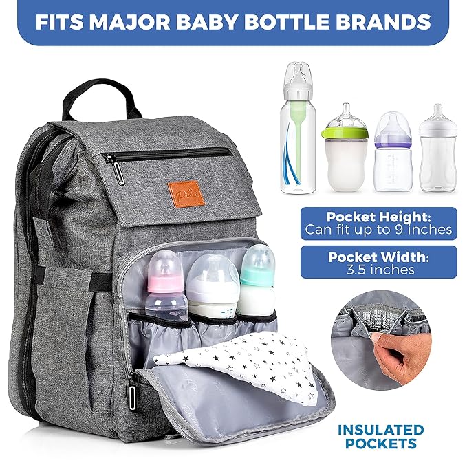 PILLANI Baby Diaper Bag Backpack - Image 4
