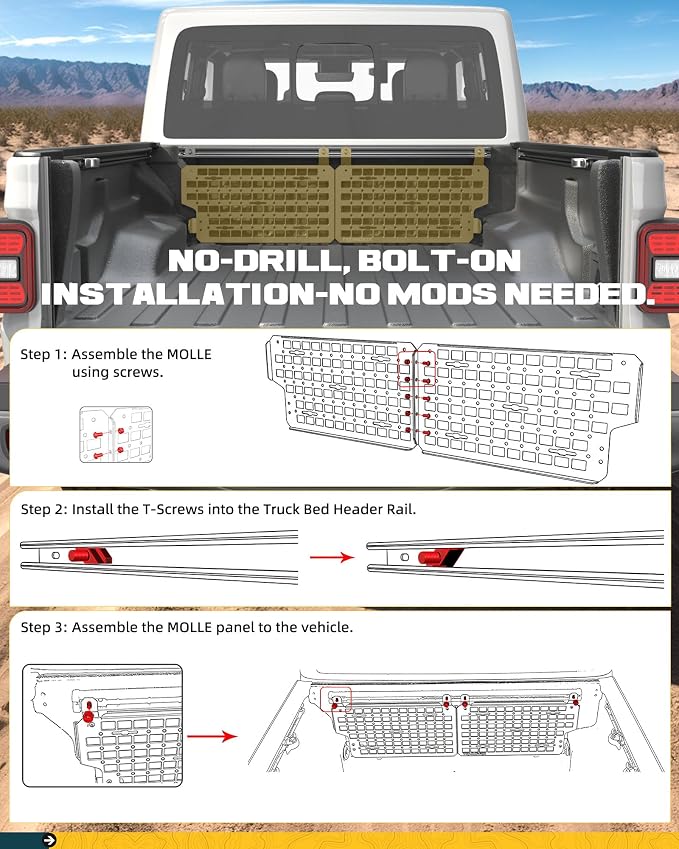 Trumgeta Front Bed MOLLE Panel Fit - Image 5