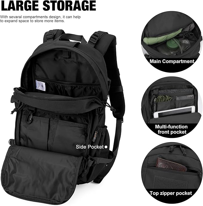 Mardingtop Small Tactical Backpack, Molle Hiking Backpack - Image 5