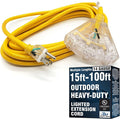 25 ft Outdoor Extension Cord Waterproof by WattsWire