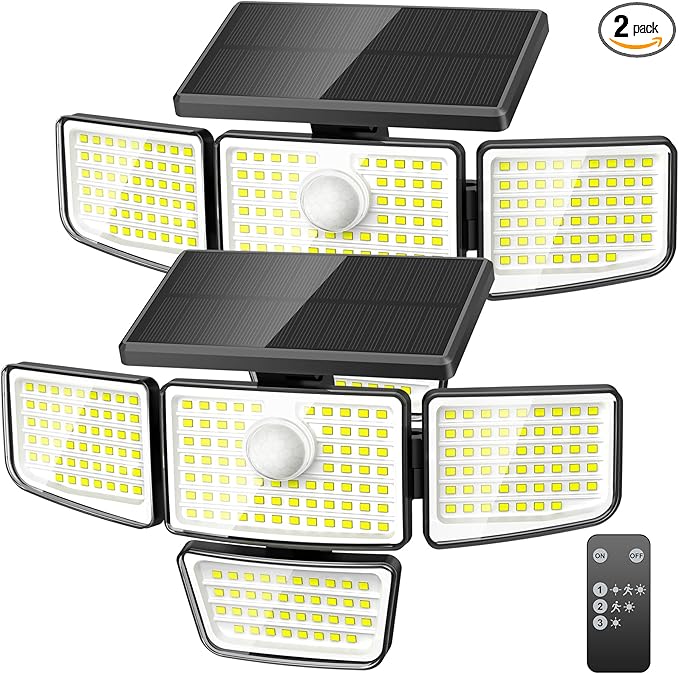 Adewalk 3000LM Solar Outdoor Lights by Adewalk