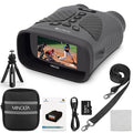 Minolta 10x25 Digital Night Vision Monocular w/Built-in 4K HD Video Camera by Minolta