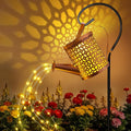 Ollny Solar Watering Can with Cascading Lights Outdoor Garden Decor, Birthday by Ollny