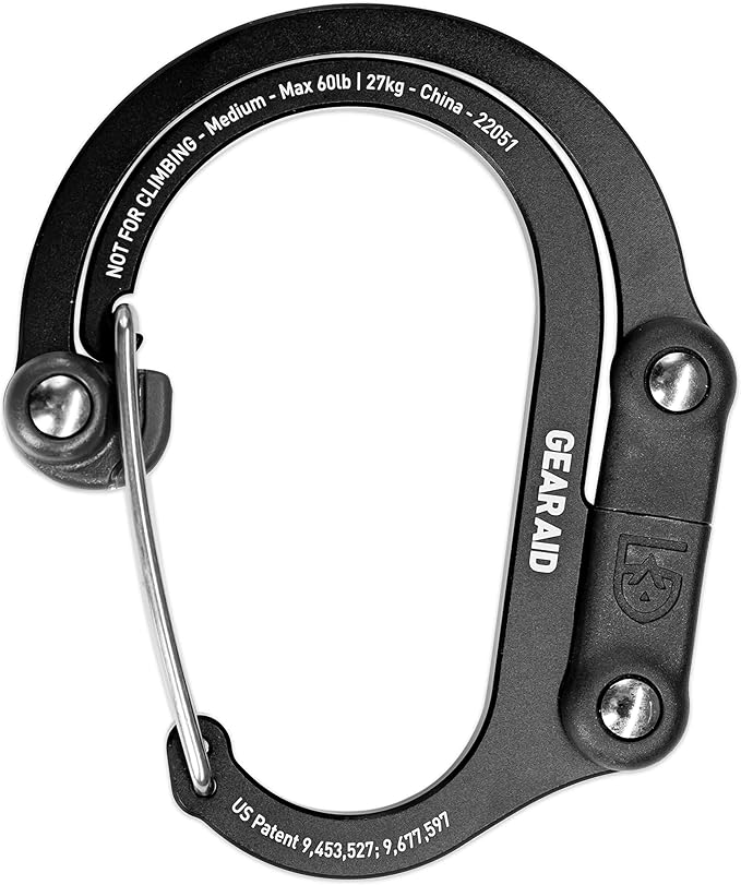 GEAR AID HEROCLIP 360° Swivel Carabiner Gear Clip and Hook - Image 2