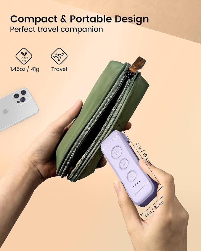 Glocusent USB Rechargeable Book Light, Portable Clip-on LED Reading Light - Image 6