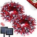 JMEXSUSS 2 Pack Solar String Lights Outdoor Waterproof, Total 66 FT 200 LED by JMEXSUSS