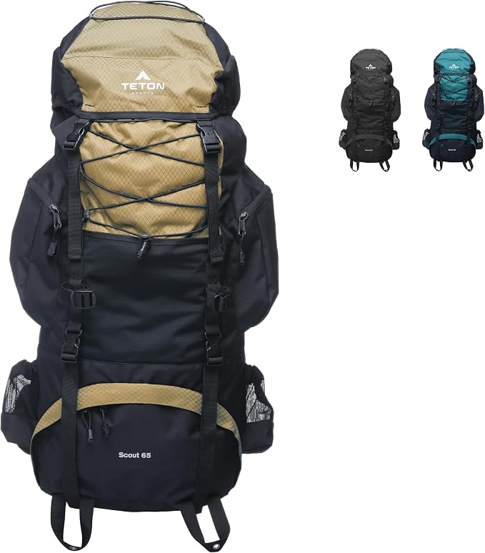 Teton 65L Scout Internal Frame Backpack by Teton