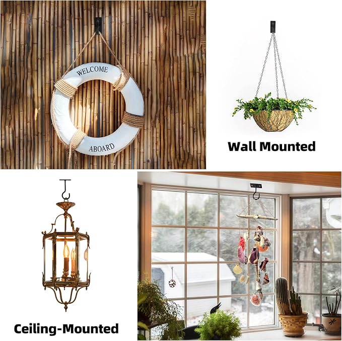 Plant Hooks 20Pack Hanging Plant Bracket 6in Metal Plant Hanger Decorative - Image 3