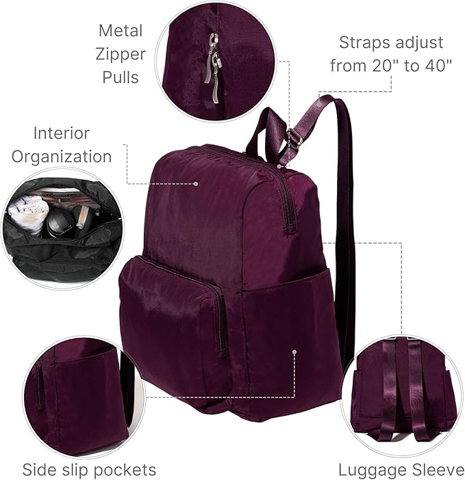 Baggallini Women's Carryall Packable Backpack - Image 4