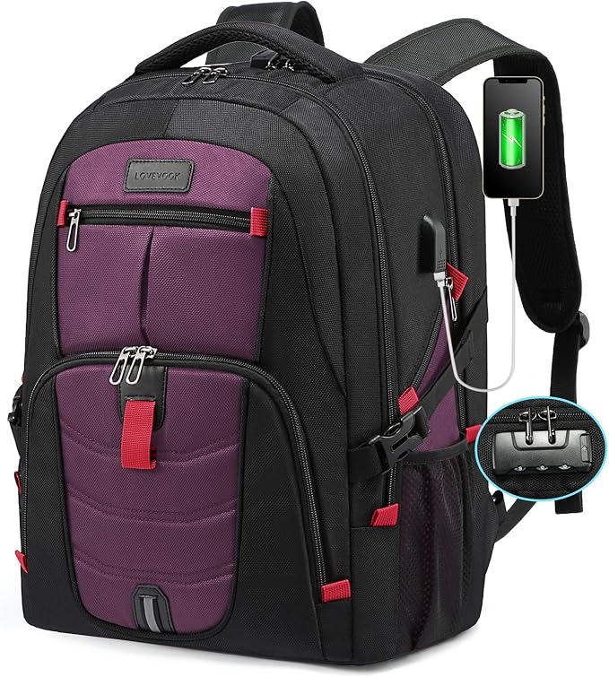 LOVEVOOK Travel Laptop Backpack Waterproof Anti Theft Backpack by LOVEVOOK