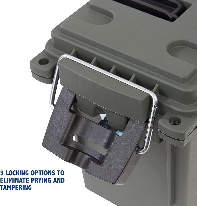 Sheffield 12626 Ammo Storage Box, Stackable .30 Cal Field Boxes, Water and Dust - Image 5