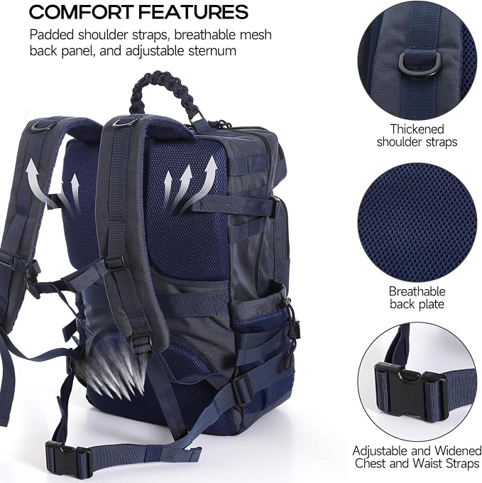 Tactical Backpack for Men, Military Backpack - Image 5