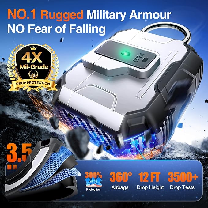 Armoured Heavy Duty for AirPods 4th Generation Case - Image 2