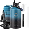 RAYMYLO 128oz Insulated Water Bottle, Triple Wall Vacuum Stainless Steel Water by RAYMYLO