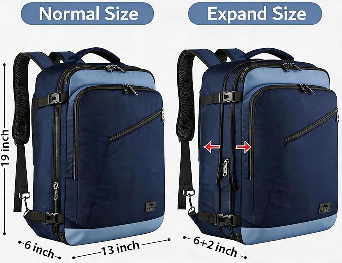 MATEIN Expandable Travel Backpack - Image 5