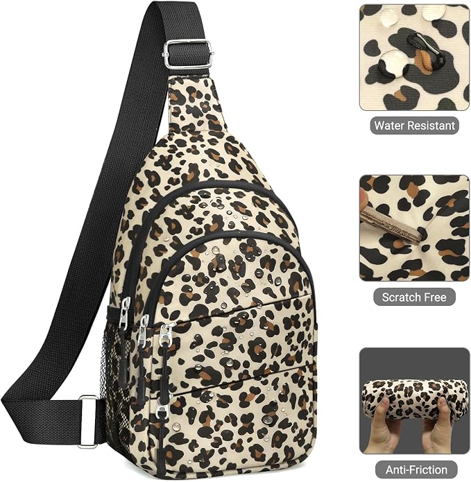Tuwubi Crossbody Bags for Women, Sling Bag for Men, Small Hiking Backpack Anti - Image 5