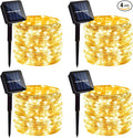 4 Pack Solar Fairy Lights 131Ft 400 LED Outdoor Twinkle Light by Danhh