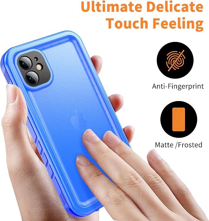 Cozycase Compatible with Waterproof iPhone 11 case, Built-in Screen Protector - Image 5