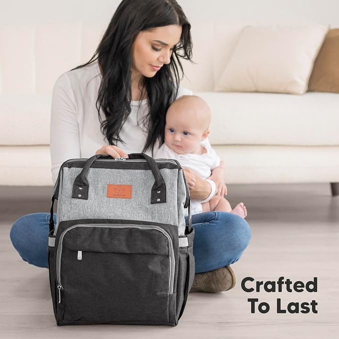 KeaBabies Baby Diaper Bag Backpack - Image 9