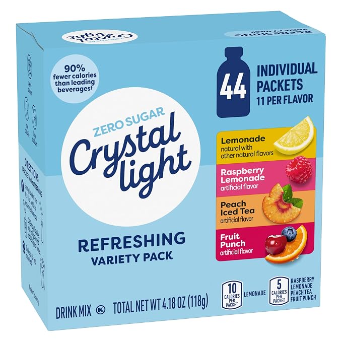 Crystal Light Refreshing Drink Mix Variety Pack, 44 Packets, - Image 6