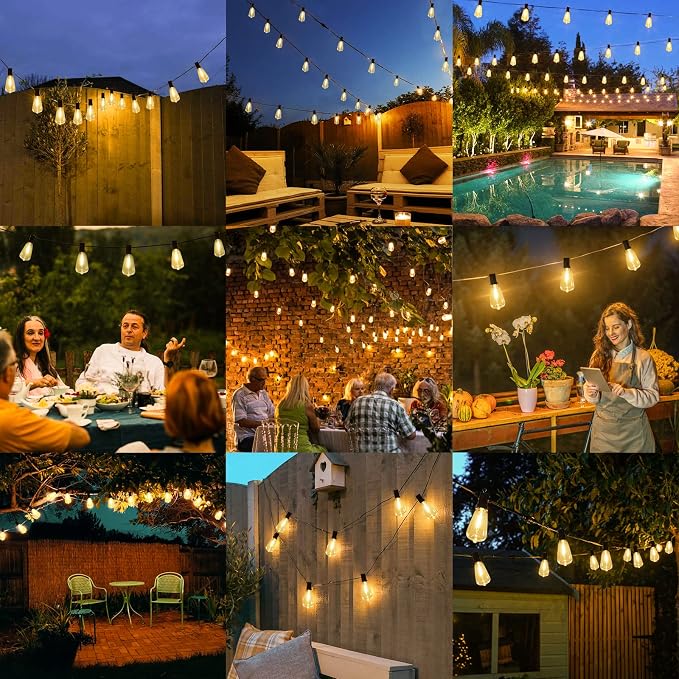 Brightever Outdoor String Lights, 25FT Patio Lights - Image 7